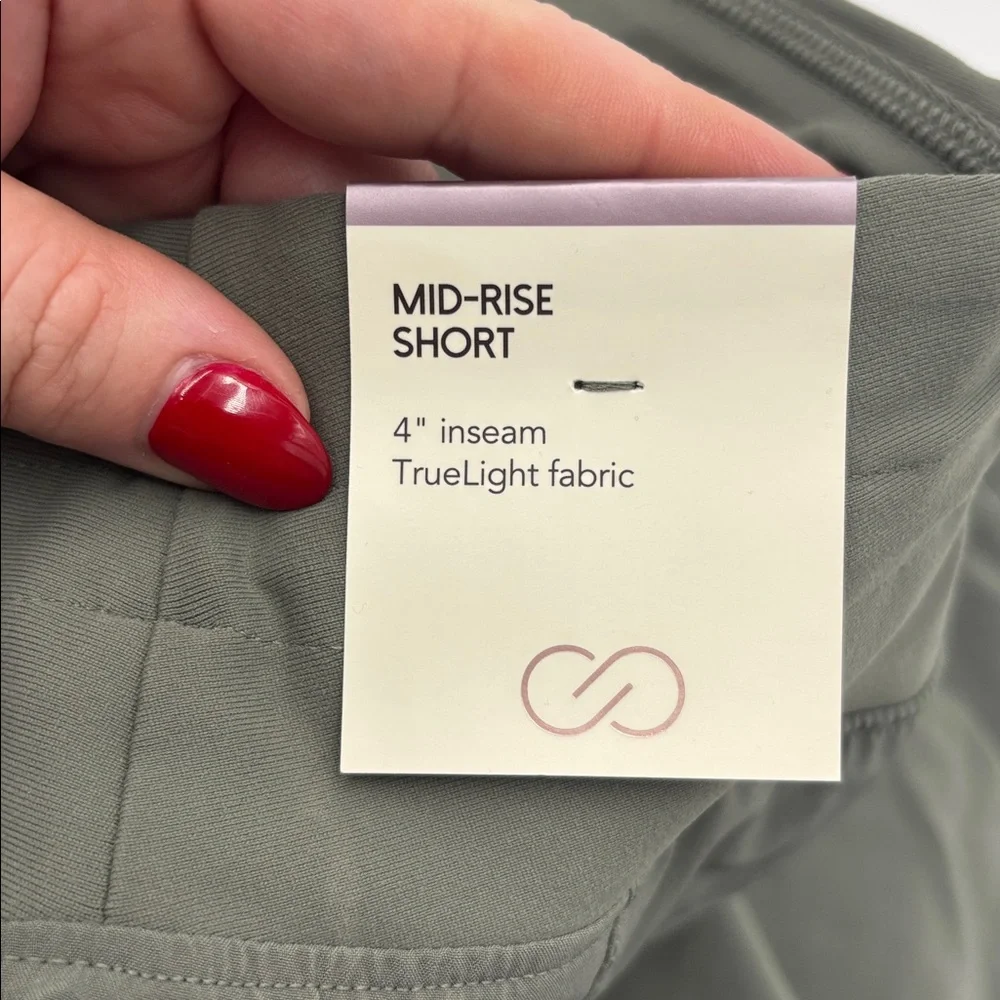 CALIA Effortless Truelight 4” Shorts in Muted Green - Picture 7 of 7